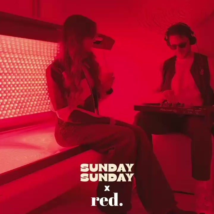 Load video: The red experience - 11 minutes of mindfulness under the red. bed