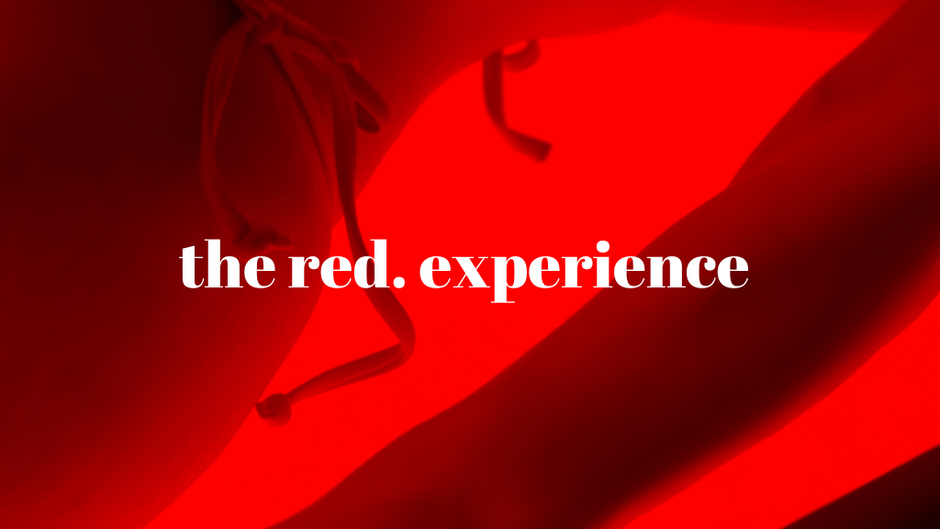 Red Exeperience Sign red.